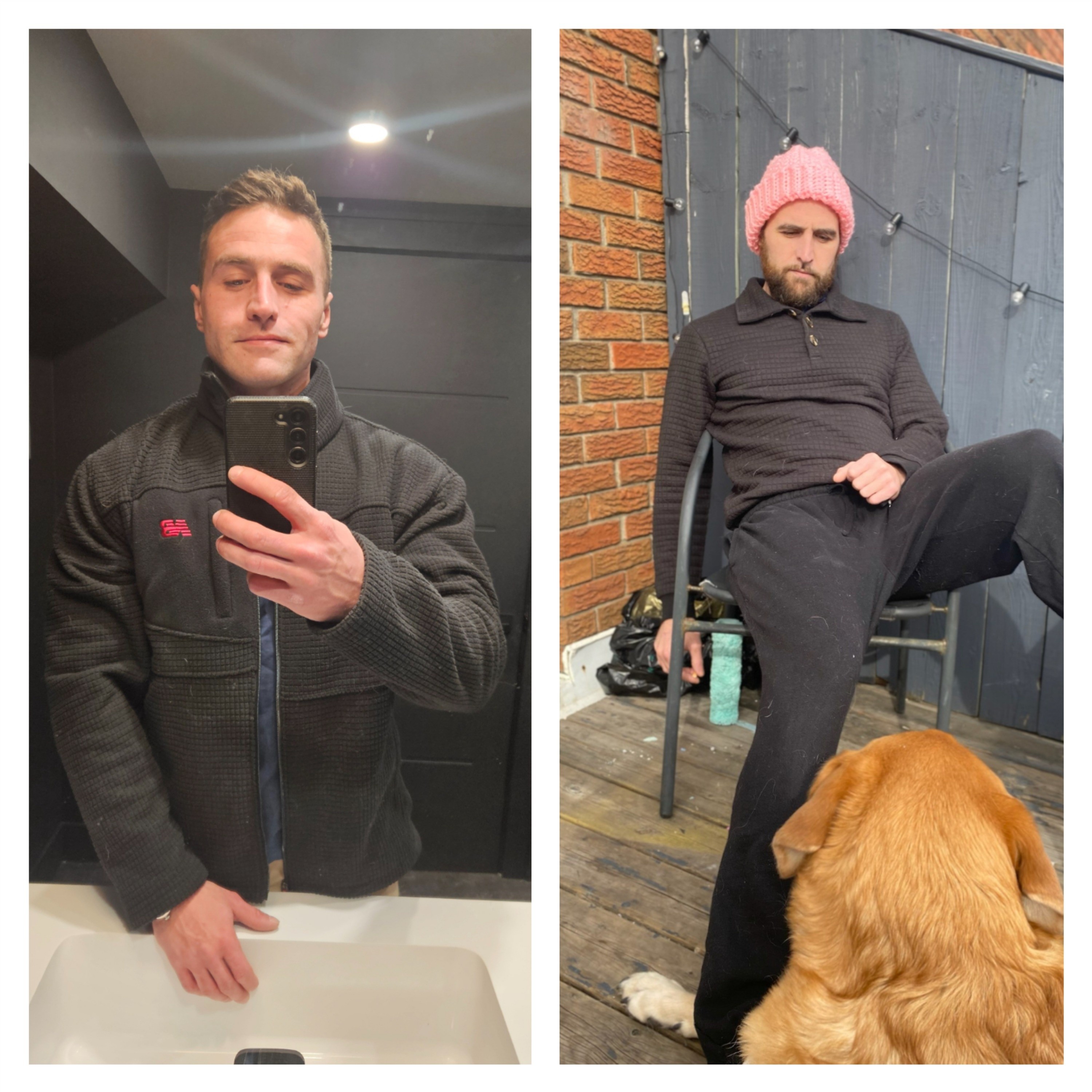 Before and after recovery — Josh Pearsall